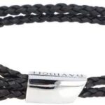 DAVIDOFF CROSSROADS BRANSOLETKA SKÓRZANA 20 CM BLACK