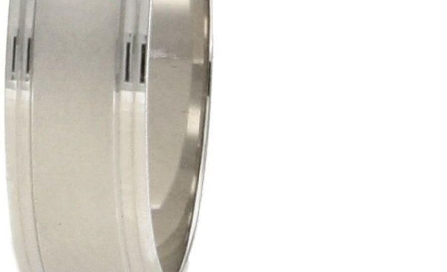 DIAMENT SREBRNA OBRĄCZKA 6 MM SREBRO 925