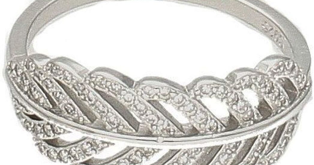 DIAMENT SREBRNY PIERŚCIONEK BOGATO ZDOBIONY CYRKONIAMI