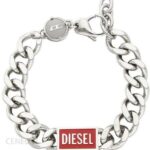 DIESEL BRANSOLETKA DX1371040 SREBRNY