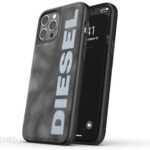 Diesel MOULDED CASE BLEACHED DENIM IPHONE 12 PRO MAX SZARY/BIAŁY