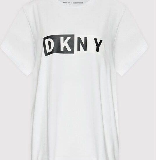 DKNY Sport T-Shirt DPPT5894 Biały Regular Fit