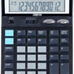 Donau Tech Kalkulator Biurowy 12-Cyfr. Wyświetlacz Wym. 186X142X30 Mm Czarny