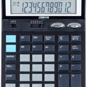 Donau Tech Kalkulator Biurowy 12-Cyfr. Wyświetlacz Wym. 186X142X30 Mm Czarny