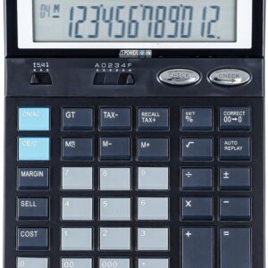 Donau Tech Kalkulator Biurowy 12-Cyfrowy 186X142X30Mm Czarny