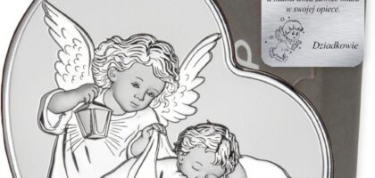 Dono Obrazek srebrny Aniołek Twój Anioł Stróż DS51
