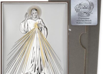 Dono Obrazek Srebrny Jezus Miłosierny Ds34O