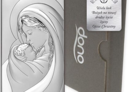 Dono Obrazek Srebrny Matka Boska z dzieciątkiem DS130 (53122303)