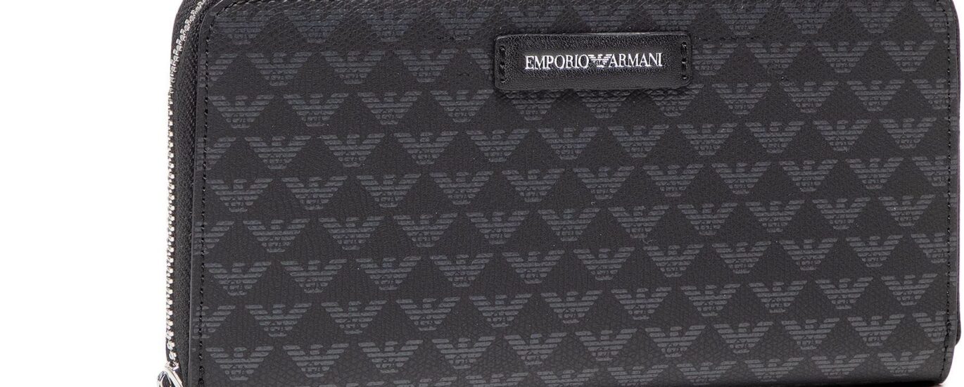 Duży Portfel Damski EMPORIO ARMANI - Y3H168 Y413E 80001 Black