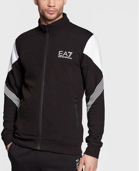 EA7 Emporio Armani Bluza 6LPM01 PJ9FZ 1200 Czarny Regular Fit