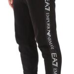 Ea7 Emporio Armani Emporio Armani Ea7 Męskie Spodnie Dresowe Nero