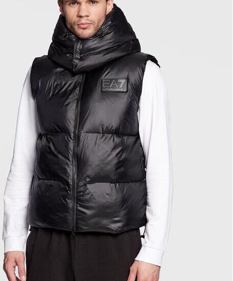EA7 Emporio Armani Kamizelka 6LPQ03 PN2MZ 1200 Czarny Regular Fit