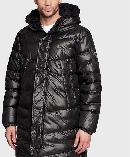 EA7 Emporio Armani Kurtka puchowa 6LPK01 PN3BZ 1200 Czarny Regular Fit