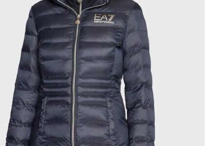 EA7 Emporio Armani Kurtka puchowa 6LTB03 TN88Z 1554 Granatowy Regular Fit