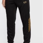 EA7 Emporio Armani Spodnie dresowe 6LPP55 PJ16Z 0208 Czarny Regular Fit