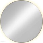 Elior Srebrne Okrągłe Lustro Led Krega Fi 100 Cm 26152.23634