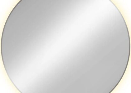 Elior Srebrne Okrągłe Lustro Led Krega Fi 100 Cm 26152.23634