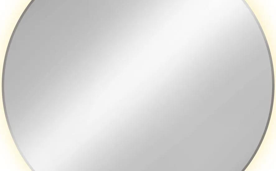 Elior Srebrne Okrągłe Lustro Led Krega Fi 100 Cm 26152.23634