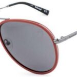 Emaga Okulary przeciwsłoneczne Unisex Timberland TB9118-6068D Srebrzysty (60 Mm)