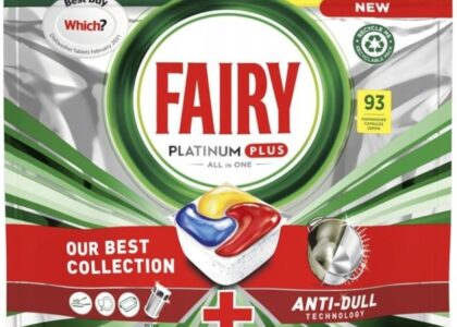 Fairy Platinum Plus Lemon Kapsułki do zmywarki 93szt.