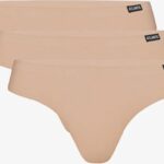 Figi damskie Brazil beżowe 3-pack