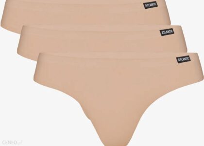 Figi damskie Brazil beżowe 3-pack