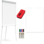 Flipchart suchościeralno-magnetyczny 100x70 cm na trójnogu
