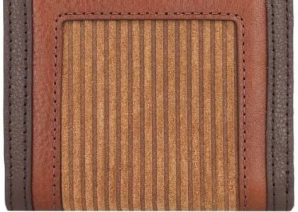 Fossil Logan Wallet RFID Leather 10 cm camel corduroy
