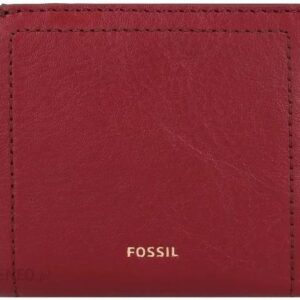 Fossil Logan Wallet RFID Leather 10 cm red velvet