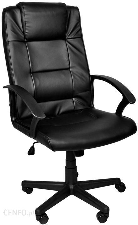 Fotel Biurowy Obrotowy Krzesło Bujanie Eko Skóra 8982