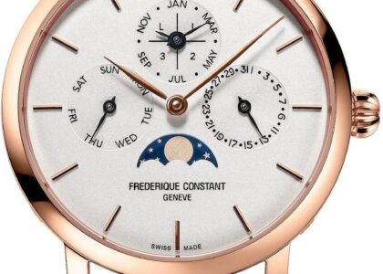 Frederique Constant FC-775V4S4 Slimline Perpetual Calendar Manufactur