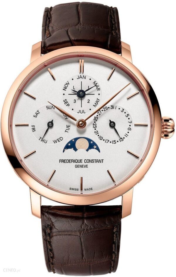 Frederique Constant FC-775V4S4 Slimline Perpetual Calendar Manufactur