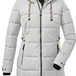 G.I.G.A. DX Damska kurtka pikowana Gw 38 Wmn Qltd Jckt Casual / kurtka zimowa z kapturem złamany biały 34