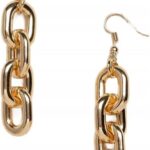 Glamorous Kolczyki Gold Łańcuch Yun Xxg__