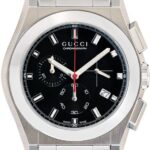 Gucci Pantheon Quartz Black Dial Stainless Steel YA115235
