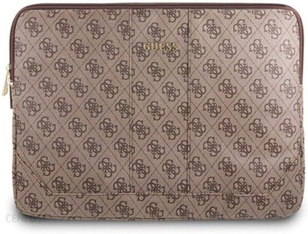 Guess 4G Uptown Computer Sleeve Etui Na Notebooka 13" Brązowy (GUCS134GB)