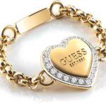 Guess Pierścionek Ubr01429Jwyg54 Fine Heart (7621826577922)