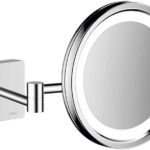 HANSGROHE ADDSTORIS - LUSTERKO KOSMETYCZNE ŚCIENNE Z OŚWIETLENIEM LED CHROM - 41790000
