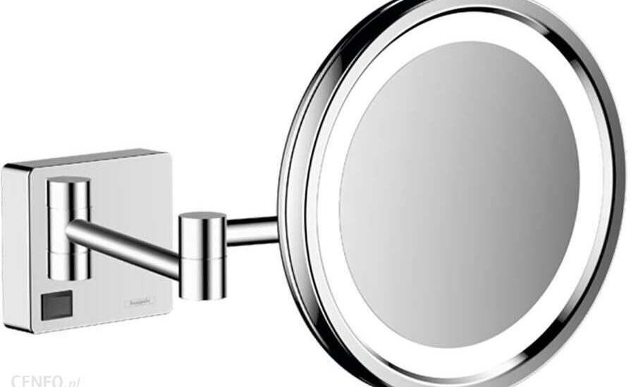 HANSGROHE ADDSTORIS - LUSTERKO KOSMETYCZNE ŚCIENNE Z OŚWIETLENIEM LED CHROM - 41790000