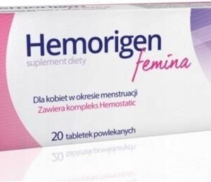 Hemorigen Femina 20 tabletek powlekanych / Obfite miesiączki