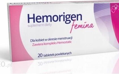 Hemorigen Femina 20 tabletek powlekanych / Obfite miesiączki