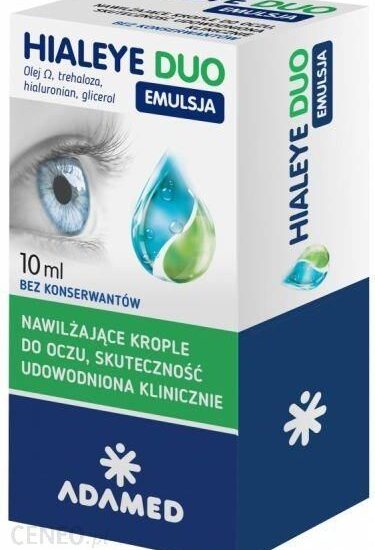 Hialeye Duo Emulsja krople do oczu 10 ml
