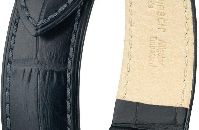 Hirsch Skórzany wodoodporny pasek do zegarka 19 mm Duke L 01028050-1-19