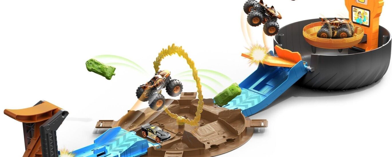 Hot Wheels Monster Truck Opona - Kaskaderska arena GVK48