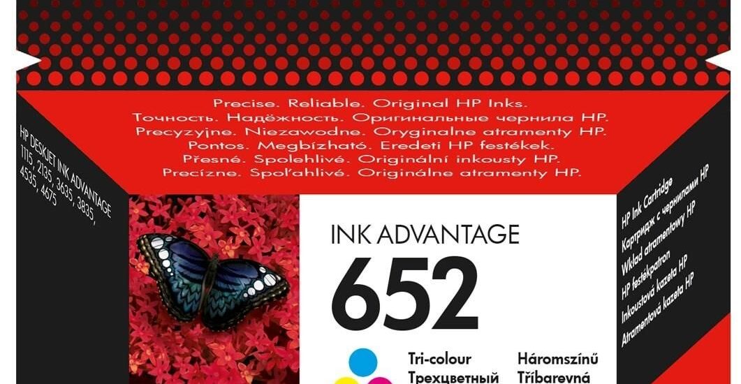 HP 652 Kolor (F6V24AE)
