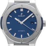 Hublot Classic Fusion Titanium Blue Bracelet Automatic Dial 548NX7170NX