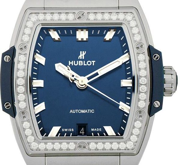 Hublot Spirit Of Big Bang Titanium Blue Diamonds Automatic Dial 665NX7170LR1204