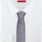 Hugo Krawat Tie Cm 6 50324543 Szary