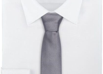 Hugo Krawat Tie Cm 6 50324543 Szary