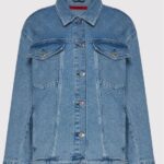 Hugo Kurtka jeansowa Giannina 50466840 Niebieski Oversize